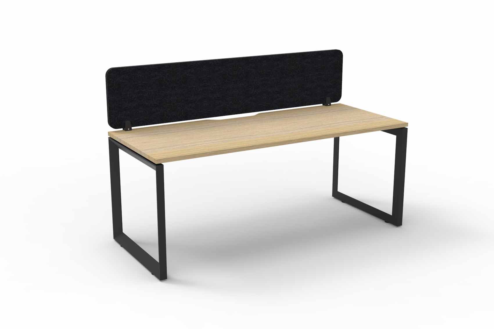 Loop 1 Person Single Sided Workstation - with Eco Screen